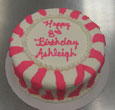 bright pink zebra cake